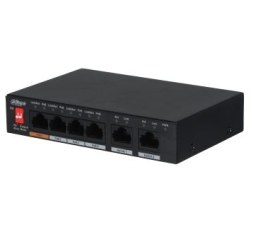 Slika proizvoda: Aktiva - Switch Dahua DOD Switch 6 port 4 PoE Unamanaged, PFS3006-4ET-60-V2