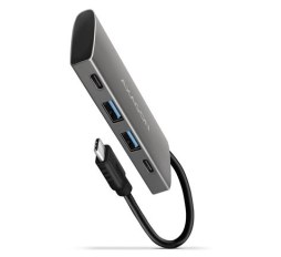 Slika proizvoda: Aktiva - USB Hub USB HUB AXAGON HMC-4G2 2xUSB3.2 Gen 2, 2xUSB-C