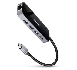 Slika proizvoda: Aktiva - USB Hub USB HUB SS USB-C 6IN1 HMC-6GL, AXA