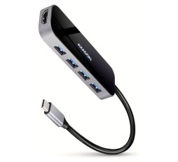 Slika proizvoda: Aktiva - USB Hub USB HUB SS USB-C 6IN1 HMC-6H4A, AXA