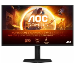 Slika proizvoda: AOC 25G4SXU, 24,5", 2xHDMI, DP, 230Hz, HAS, USB