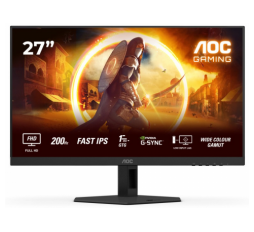 Slika proizvoda: AOC 27G4HRE 27", 2xHDMI, DP, 200Hz, 1ms, zvuč.