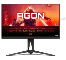 Slika proizvoda: AOC AGON AG275QXN, 27", 2XHDMI, 2xDP, QHD, 165Hz