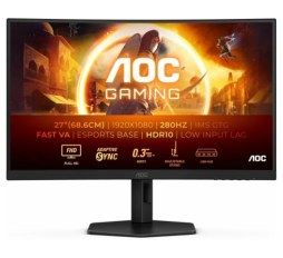 Slika proizvoda: AOC C27G4ZXU, 27", 2xHDMI, DP, 280Hz, 0,3ms, HAS