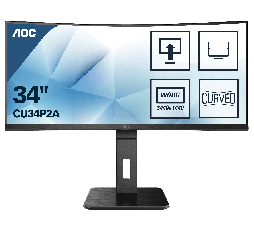 Slika proizvoda: AOC CU34P2A, 34", 2xHDMI, DP, UWQHD, 100Hz