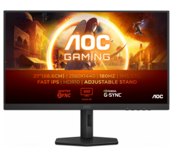 Slika proizvoda: AOC Q27G4XF, IPS 27", DP, HDMI, 180Hz, QHD, HAS