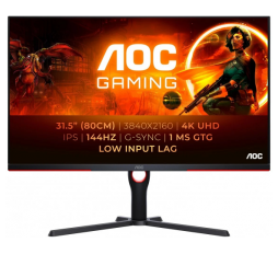 Slika proizvoda: AOC U32G3X 31,5" ,4K IPS,144hz,HDMI2.1,DP, HAS