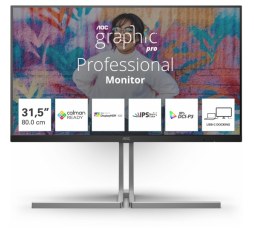 Slika proizvoda: AOC U32U3CV, 32", 4K, HDMI, DP, USB-C, RJ45, Calma