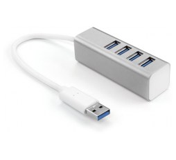 Slika proizvoda: Asonic 4port USB 3.0,Tip A,aluminijsko kuć. sivo