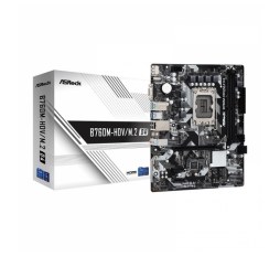 Slika proizvoda: ASRock MB B760M-HDV/M.2, S.1700, 2xDDR4/5333MHz(OC), PCIe 4.0, G-LAN, USB-C, VGA/DP/HDMI, mATX