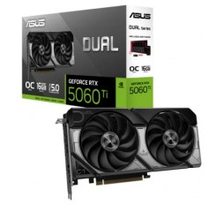 Slika proizvoda: Asus Dual GeForce RTX 5060 Ti 16GB GDDR7, 16GB GDDR7/128-bit, PCIe 5.0x16, HDMI/3×DP