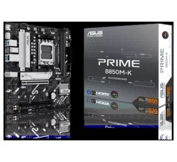 Slika proizvoda: Asus MB Prime B850M-K, S.AM5, 2xDDR5/8400(OC), PCIe 5.0, 2.5 G-LAN, HDMI/DP, mATX