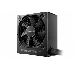 Slika proizvoda: Be Quiet 450W System 11, ATX 3.1 80+ BRONZE, 2×PCIe, 5×SATA, 20+4-pina, 120mm ventilator, crno