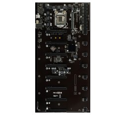 Slika proizvoda: BIOSTAR Main Board Desktop TB360-BTC D+, LGA 1151v2, Intel B360, 1xDDR4 SO-DIMM, 8xPCI-E x16, HDMI, 1xSATA, M.2, LAN, ATX