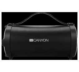 Slika proizvoda: CANYON BSP-6 Bluetooth Speaker, BT V4.2, Jieli AC6905A, TF card support, 3.5mm AUX, micro-USB port, 1500mAh polymer battery, Black, cable length 0.6m, 242*118*118mm, 0.834kg