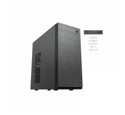 Slika proizvoda: Chieftec Classic Tower ATX kućište bez napajanja, 2×USB3.0/2×USB2.0/1×USB-C, crno (HC-10B-OP)