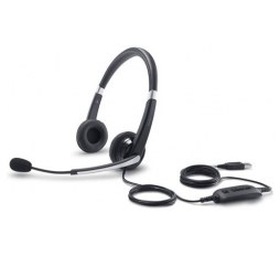 Slika proizvoda: Dell Professional Stereo Headset UC300, microphone, USB connector, Black
