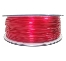 Slika proizvoda: Filament for 3D, PET-G, 1.75 mm, 1 kg, red transpa