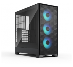 Slika proizvoda: Fractal Pop 2 Air Black TG RGB, crno bez napajanja