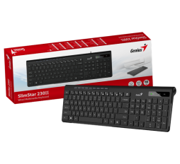 Slika proizvoda: Genius SlimStar 230 II, tipkovnica, USB, crna
