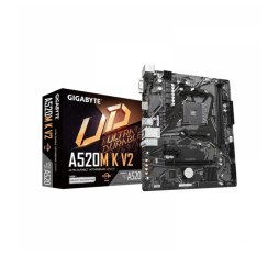 Slika proizvoda: GigaByte MB A520M K, S.AM4, DDR4/5100(OC), PCIe 3.0, SATA3, M.2, RAID, G-LAN, D-Sub/HDMI, mATX