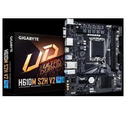 Slika proizvoda: Gigabyte MB H610M S2H V2, S.1700, 2xDDR5/5600, PCIe 4.0, G-LAN, VGA/HDMI/2xDP, mATX