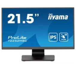 Slika proizvoda: IIYAMA 22" T2252MSC-B2 (21.5") 1920×1080 IPS LED, PCAP 10P Touchscreen, 5ms, HDMI/DP, zvučnici, crni