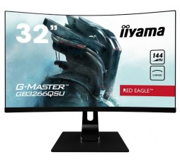 Slika proizvoda: Iiyama 32" ETE Curved Gaming, R1800, G-Master Red Eagle, FreeSync Premium, 2560x1440@144Hz, 400cd/m², 2x DisplayPort, 2xHDMI, 1ms MPRT, Speakers, USB-HUB 