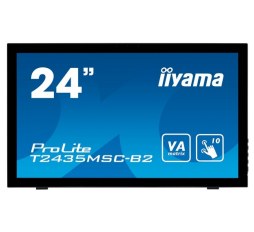 Slika proizvoda: IIYAMA Monitor 24" PCAP 10P Touch Screen, 1920x1080, VA panel, Flat Bezel Free Glass Front, DVI, HDMI, Displayport, 215cd/m2 