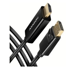 Slika proizvoda: Kabel CC DisplayPort -> HDMI 1,8m, 4K@30Hz, RVD-HI14C2, AXA