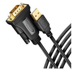 Slika proizvoda: Kabel CC USB AM 2.0 -> DB9, FTDI chip, ADS-1PQN, 1.5m, Axagone