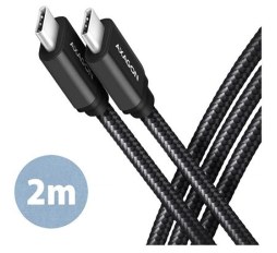 Slika proizvoda: Kabel CC USB CM 3.1Gen1 <> USB CM, 2m, Crna, BUCM3-CM20AB, AXA