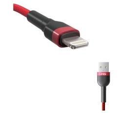 Slika proizvoda: Kabel MS CABLE 2.4A USB-A 2.0->LIGHTNING,2m,crveni USB-A 2.0 -> LIGHTNING, 2m, crveni