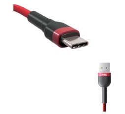 Slika proizvoda: Kabel MS CABLE 2.4A USB-A 2.0 -> USB-C, 2m, crveni
