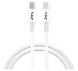 Slika proizvoda: Kabel MS CABLE USB-C -> USB-C, PD 100W 1m, bijeli USB-C -> USB-C, 100W, 1m, White