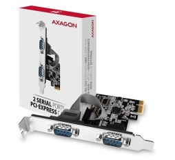 Slika proizvoda: Kontroler AXAGON PCEA-S2N PCI-Express Adapter 2x Serial Port+LP limić