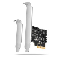 Slika proizvoda: Kontroler AXAGONPCES-SA4X4 PCIe Controller 4x Int./Ext. SATA III 6G ASMedia