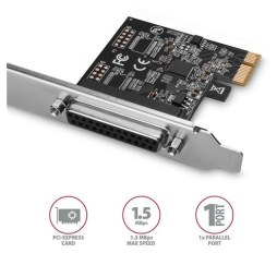 Slika proizvoda: Kontroler CON PCIe 2.0 -> DB25F Para x1, PCEA-P1N, AXA