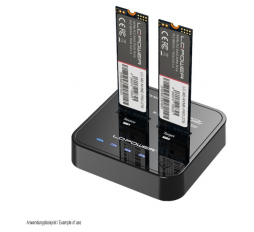 Slika proizvoda: LC-Power dock 2x m.2 NvME v2