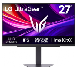 Slika proizvoda: LG 27G810A, 27'' UHD IPS, 360/180Hz, HDMI 2.1,HAS,