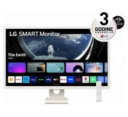 Slika proizvoda: LG 32SR50F-W, 32" Smart monitor, 2xHDMI, zvuč.