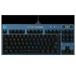 Slika proizvoda: LOGITECH G PRO TKL LOL Corded Mechanical Gaming Keyboard - WAVE2 - US INT'L - USB - TACTILE