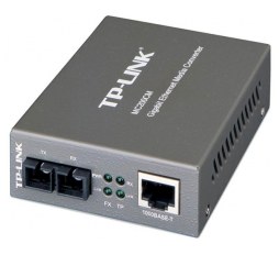 Slika proizvoda: Media Filter TP-Link MC200CM, 1000Mbps RJ45 to 1000Mbps multi-mode SC fiber Converter, Full-duplex,up to 550m, switching power adapter, chassis mountable