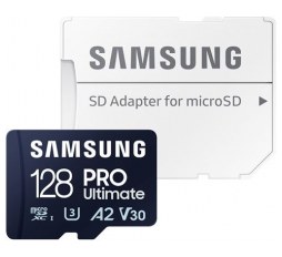 Slika proizvoda: Memorijska kartica Mem. kartica SD micro SAM PRO Ultimate 128GB + Adapter MB-MY128SA/EU Memorija SD micro 128GB