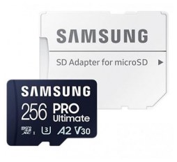Slika proizvoda: Memorijska kartica Mem. kartica SD micro SAM PRO Ultimate 256GB + Adapter MB-MY256SA/EU Memorija SD micro 256GB