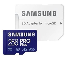 Slika proizvoda: Memorijska kartica Memorijska kartica SD micro SAM PRO Plus 256GB + Adapter MB-MD256KA/EU Memorija SD micro 256GB