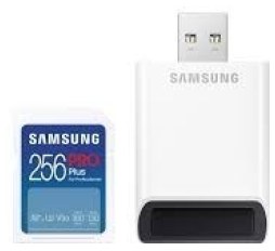Slika proizvoda: Memorijska kartica Memorijska kartica SD Samsung PRO Plus 256GB + Reader MB-SD256SB/WW Memorija SD 256GB