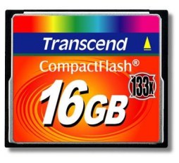 Slika proizvoda: Memorijska kartica Memorijska kartica Compact Flash Transcend 16GB 133X Compact Flash 16GB 133X
