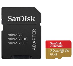 Slika proizvoda: Memorijska kartica Memorijska kartica SanDisk Extreme microSDXC, A1, V30, U3 32GB SDSQXAF-032G-GN6MA