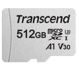Slika proizvoda: Memorijska kartica Memorijska kartica SD MICRO 512GB HC Class UHS-I U3 A1 + ad 300S TS